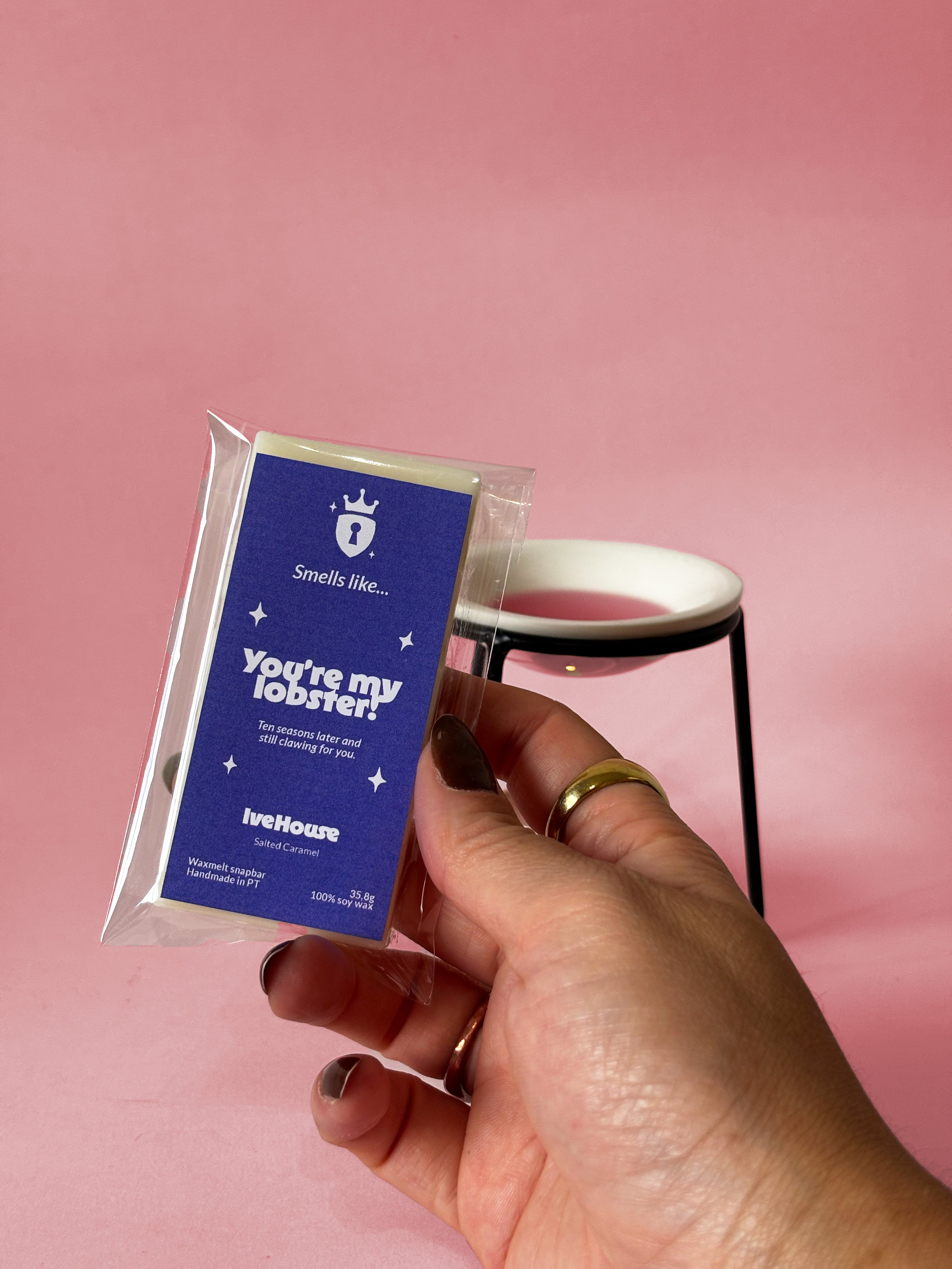 Wax Melt "You're my lobster!" (SALTED CARAMEL) 35,8g - IVE HOUSE